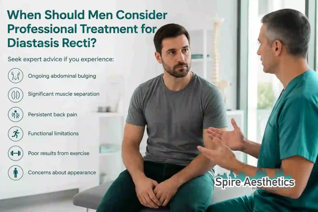 When Should Men Consider Professional Treatment for Diastasis Recti Macclesfield?