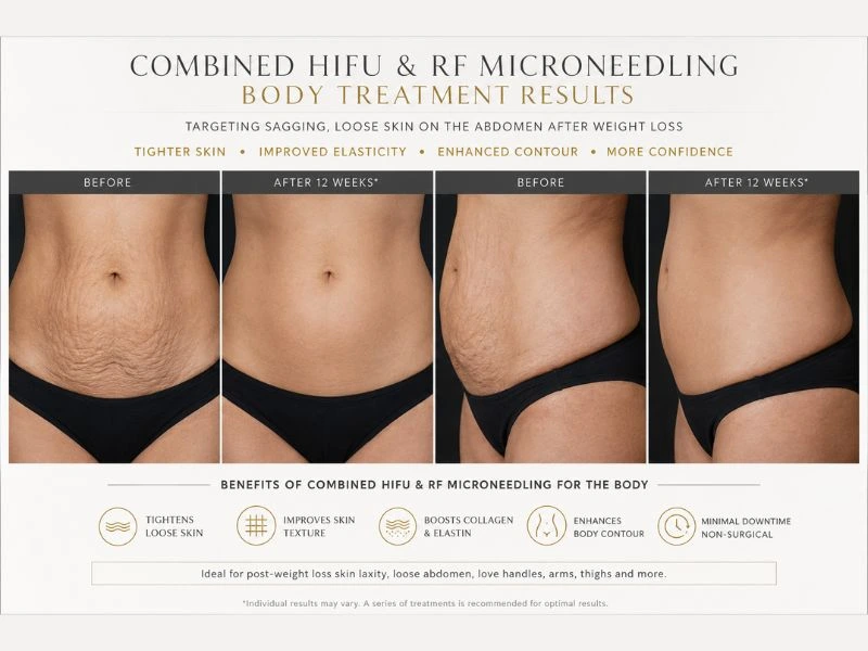 ultimate skin tightening treatment results Macclesfield