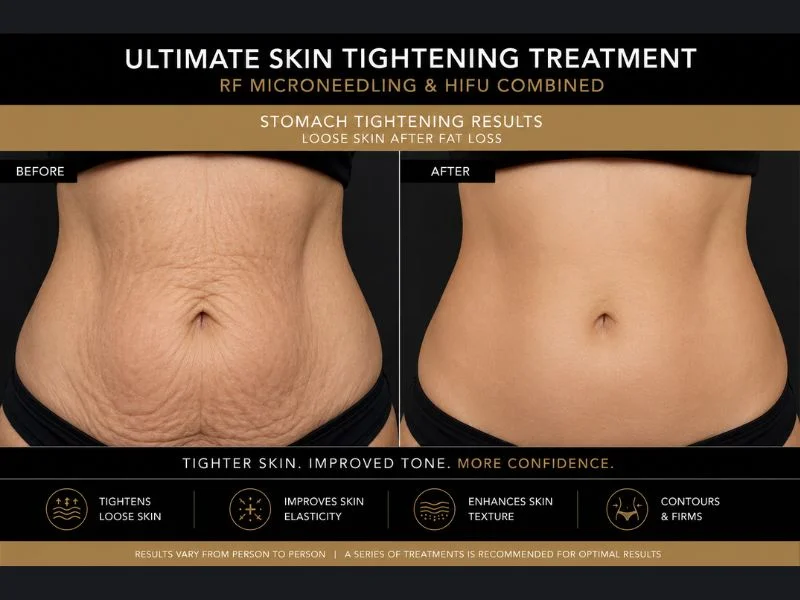 The Ultimate Skin Tightening Treatment body results Macclesfield